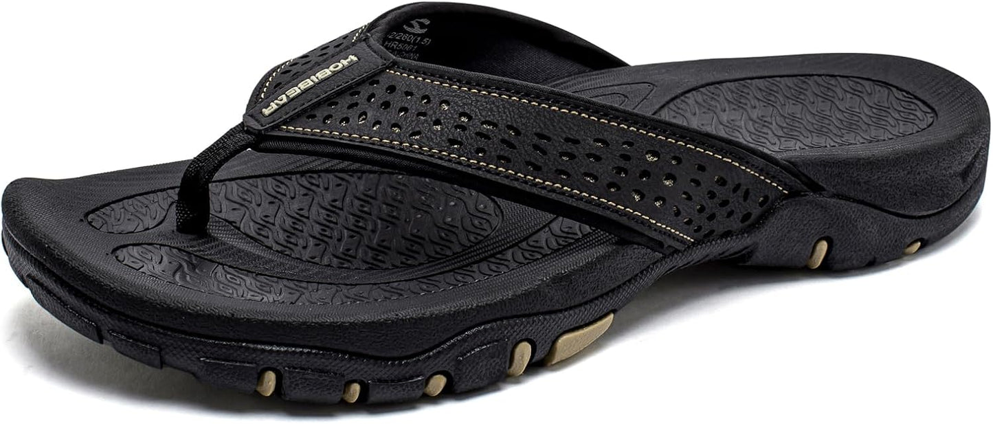 KIIU Mens Thong Sandals for Comfort and Durability Outdoors