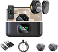 Wireless Lavalier Microphone for iPhone iPad Android - Dual TX 165ft