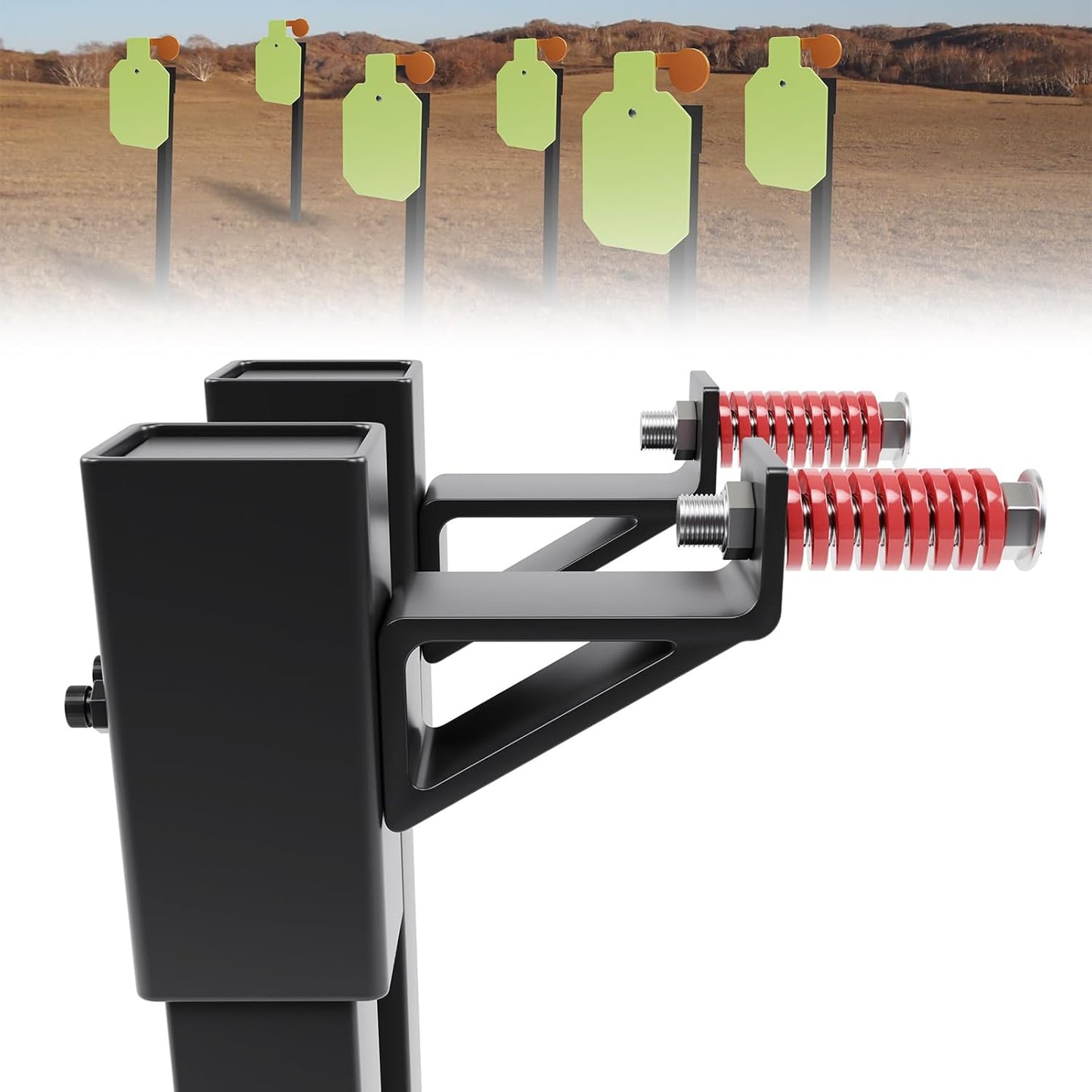 Durable T-Post Targets Hanger for Shooting AR500 Steel Targets