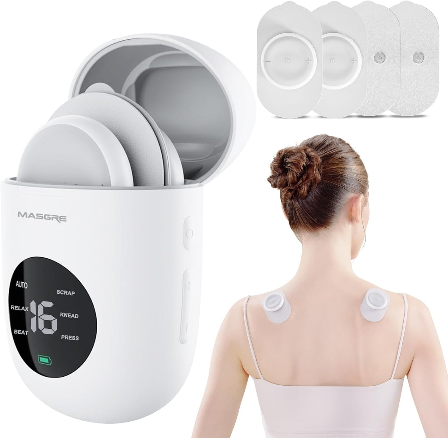 Wireless TENS Unit Muscle Stimulator for Pain Relief and Comfort
