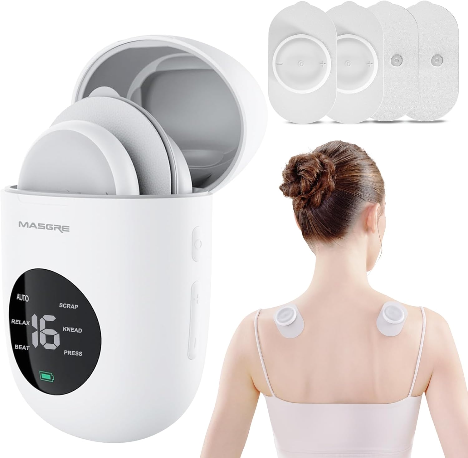 Wireless TENS Unit Muscle Stimulator for Pain Relief and Comfort