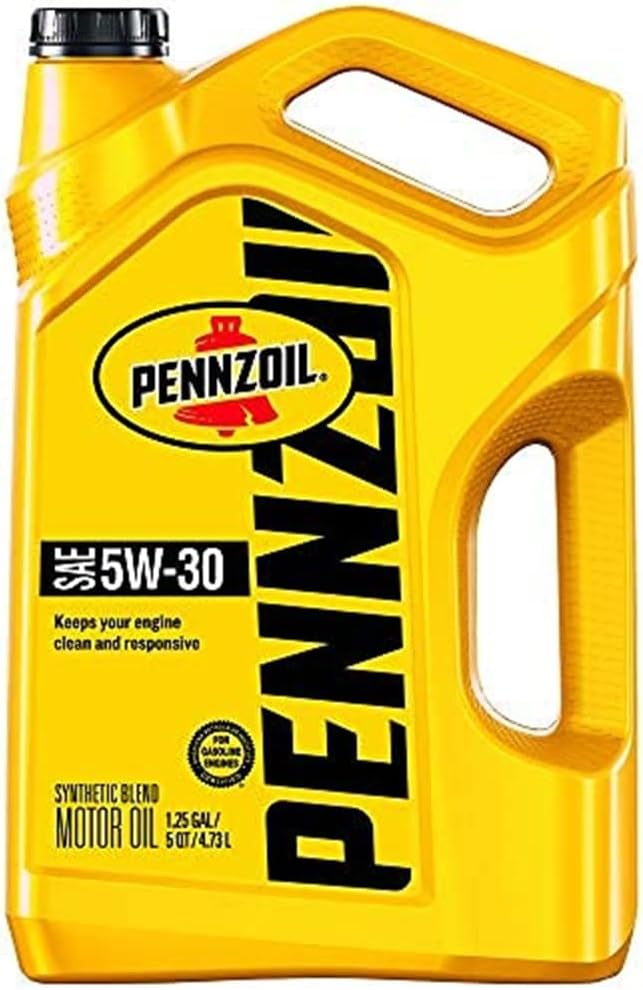 Pennzoil Synthetic Blend 5W-30 Motor Oil for Engine Protection