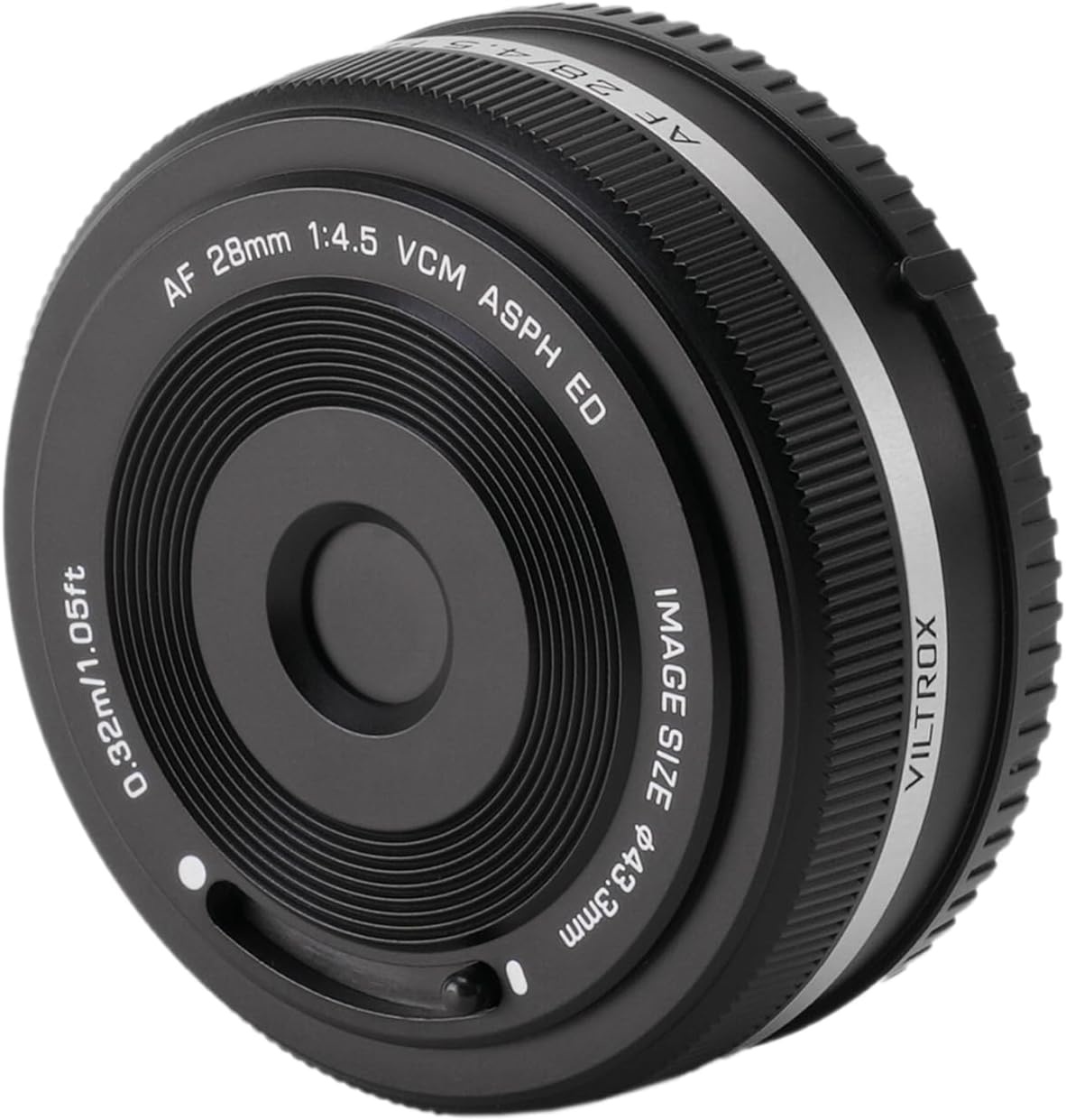 VILTROX 28mm F4.5 Pancake Lens for Sony E - Ultra-Thin Prime