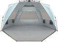 Instant Shader Deluxe XL Beach Tent 4-6 Person - UPF 50+ Sun Shelter