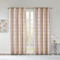 Intelligent Design Total Blackout Metallic Curtain - Blush/Gold