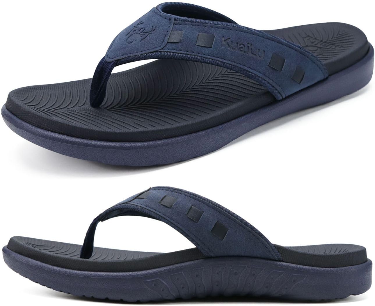 Comfort Orthotic Thong Sandals for Men with Arch Support