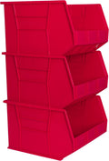 AkroBins Stackable Plastic Storage Bins 18in x 16in x 11in