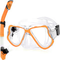 Greatever Dry Snorkel Set Panoramic Mask - Wide View, Anti-Fog
