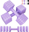 Adjustable Dumbbell Set for Women Men 16LB - Compact Home Strength