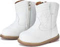 Baby Cowboy Cowgirl Boots Infant Toddler Round Toe Mid Calf