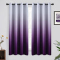Yakamok 63 in Ombre Curtains - Thermal Room Darkening Panels