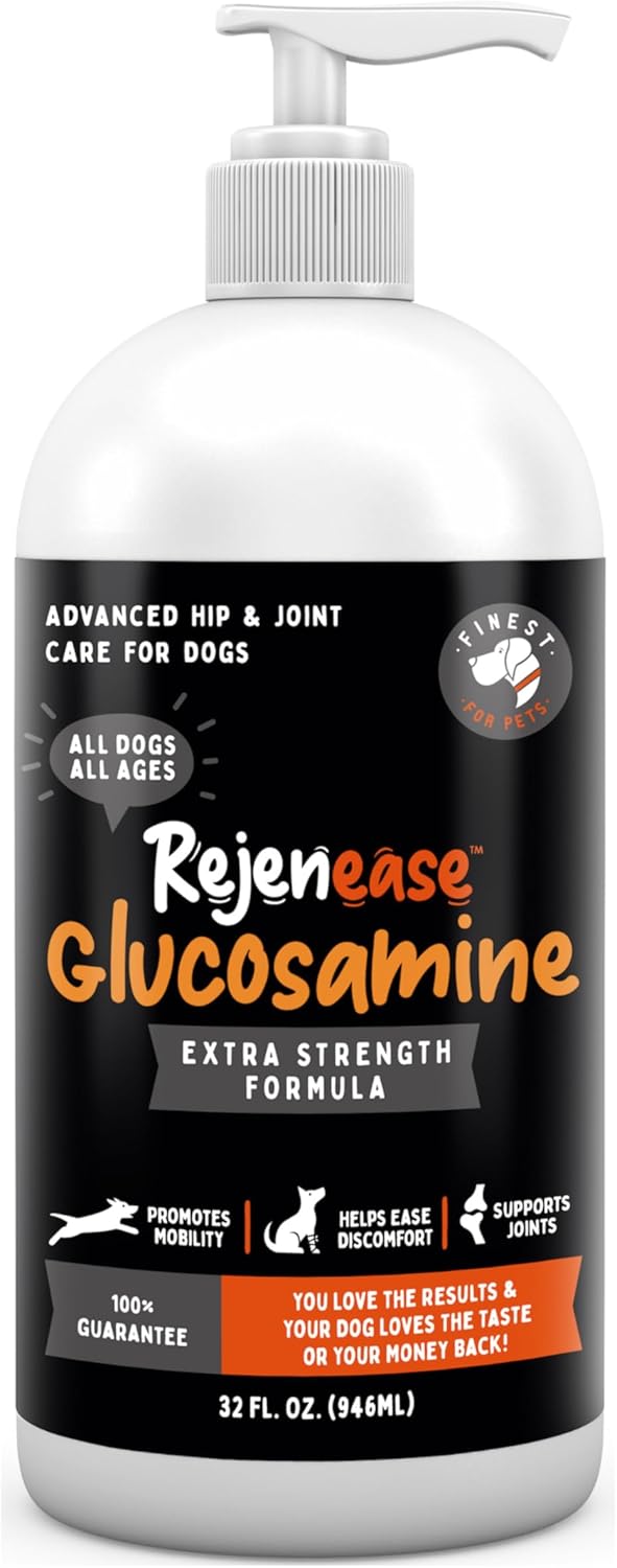 Rejenease Liquid Glucosamine for Dogs - Joint Support Supplement