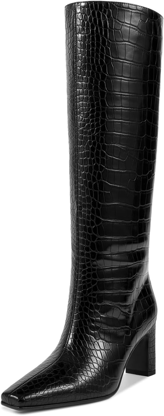 Wetkiss Straight Leg Knee High Boots for Women - Stylish Comfort