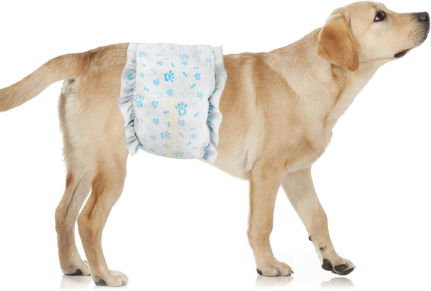 Disposable Dog Diapers for Male Dogs - 96 Count Belly Bands