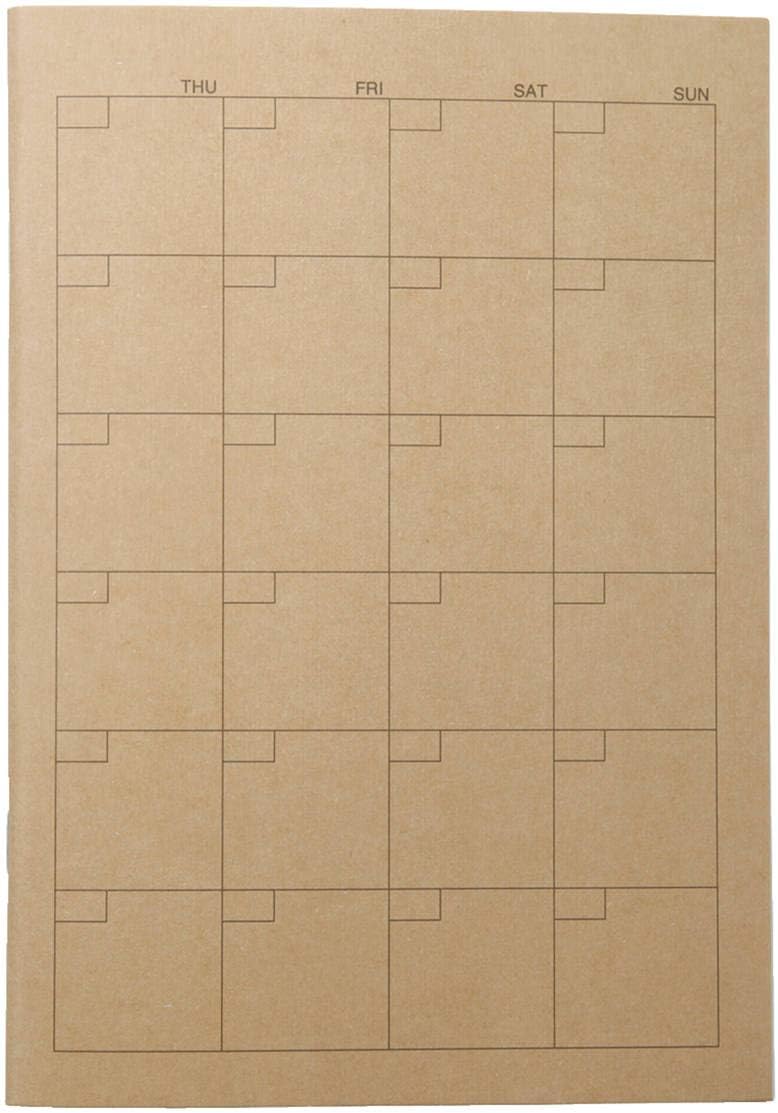 Organize Efficiently with MUJI A5 Monthly Planner
