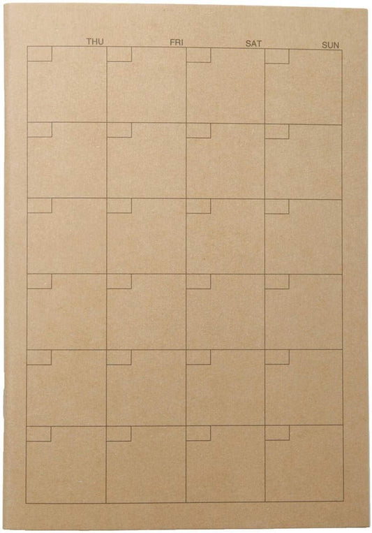 Organize Efficiently with MUJI A5 Monthly Planner