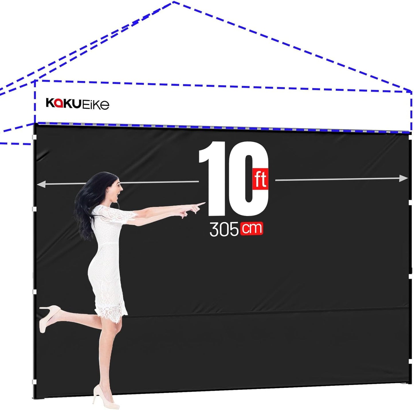 Waterproof UV Canopy Sidewall for 10x10 Tent