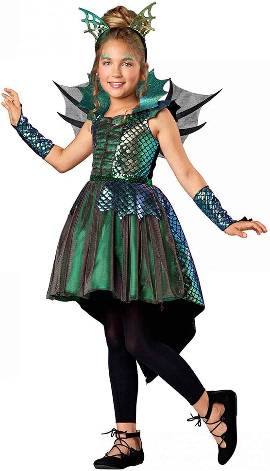 Deluxe Dragon Costume for Girls - Perfect for Halloween Fun