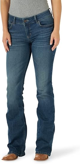 Wrangler Women's Western Mid Rise Stretch Boot Cut Jean Review
