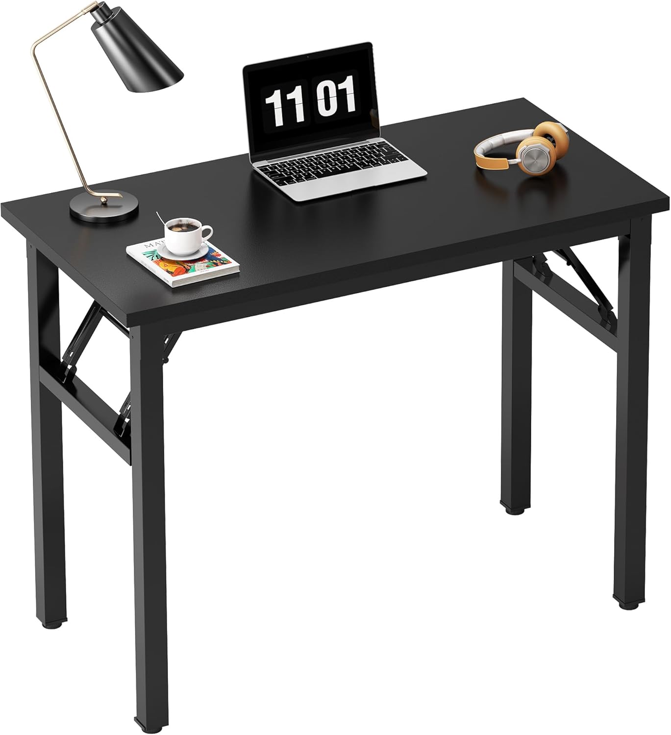 Compact 31.5 Inch Folding Computer Desk for Small Spaces