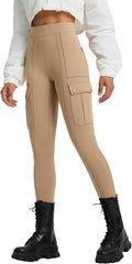 baleaf Women's Fleece Lined Leggings - Insulated Cargo Tights Hiking