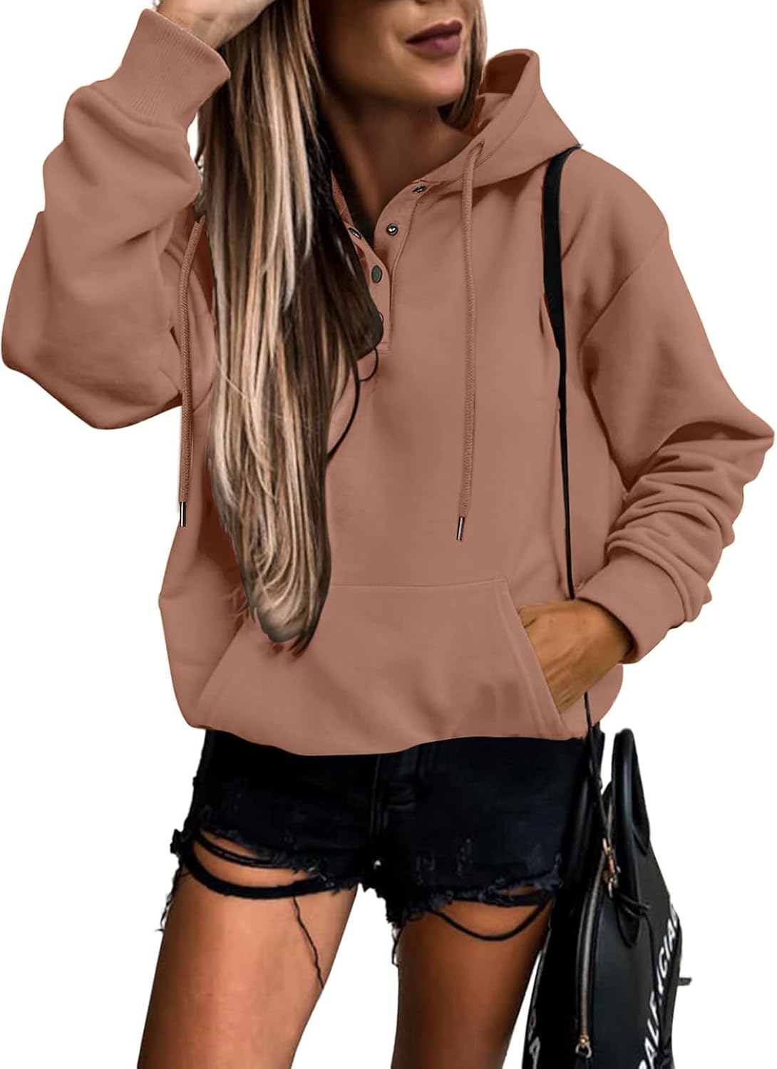 SHEWIN Women's Casual Hoodies Lightweight Pullover Tops Review