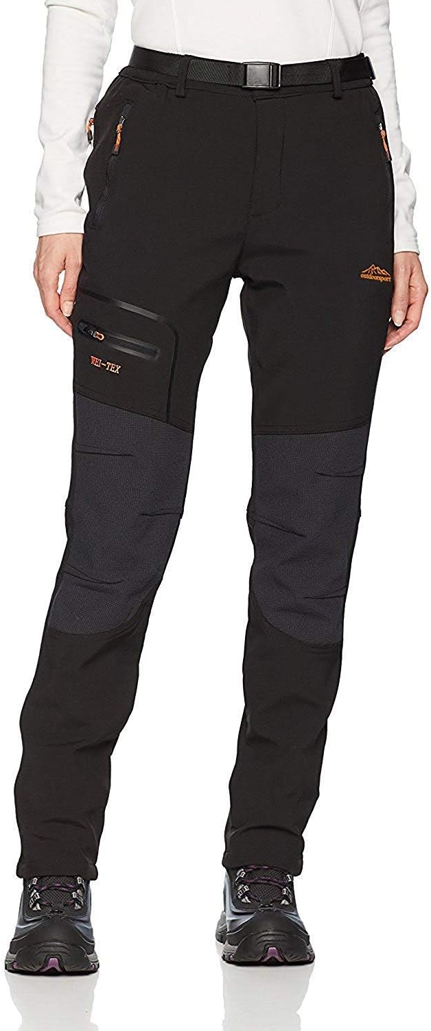 BenBoy Women's Slim Waterproof Fleece Pants