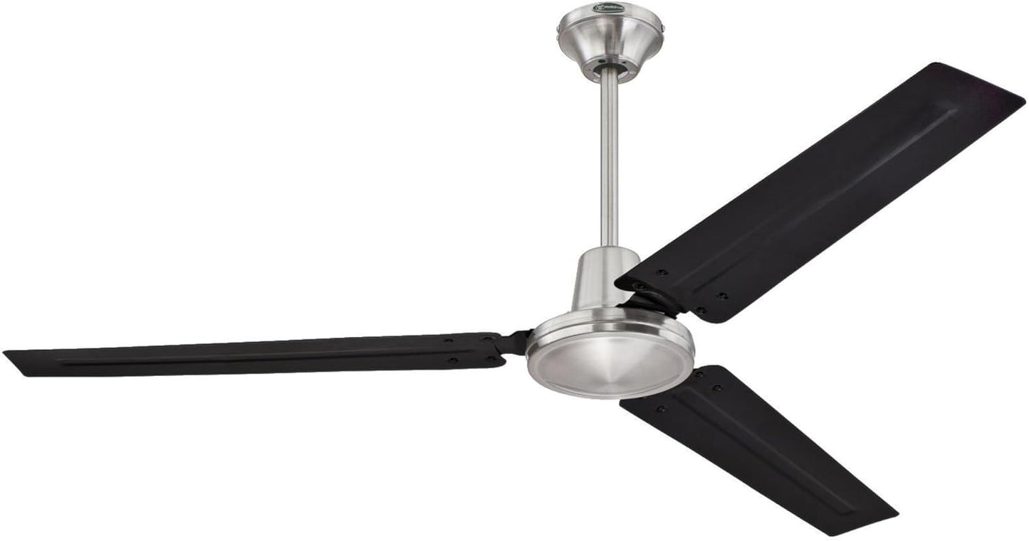 Westinghouse 56-Inch Ceiling Fan with Black Blades for Style