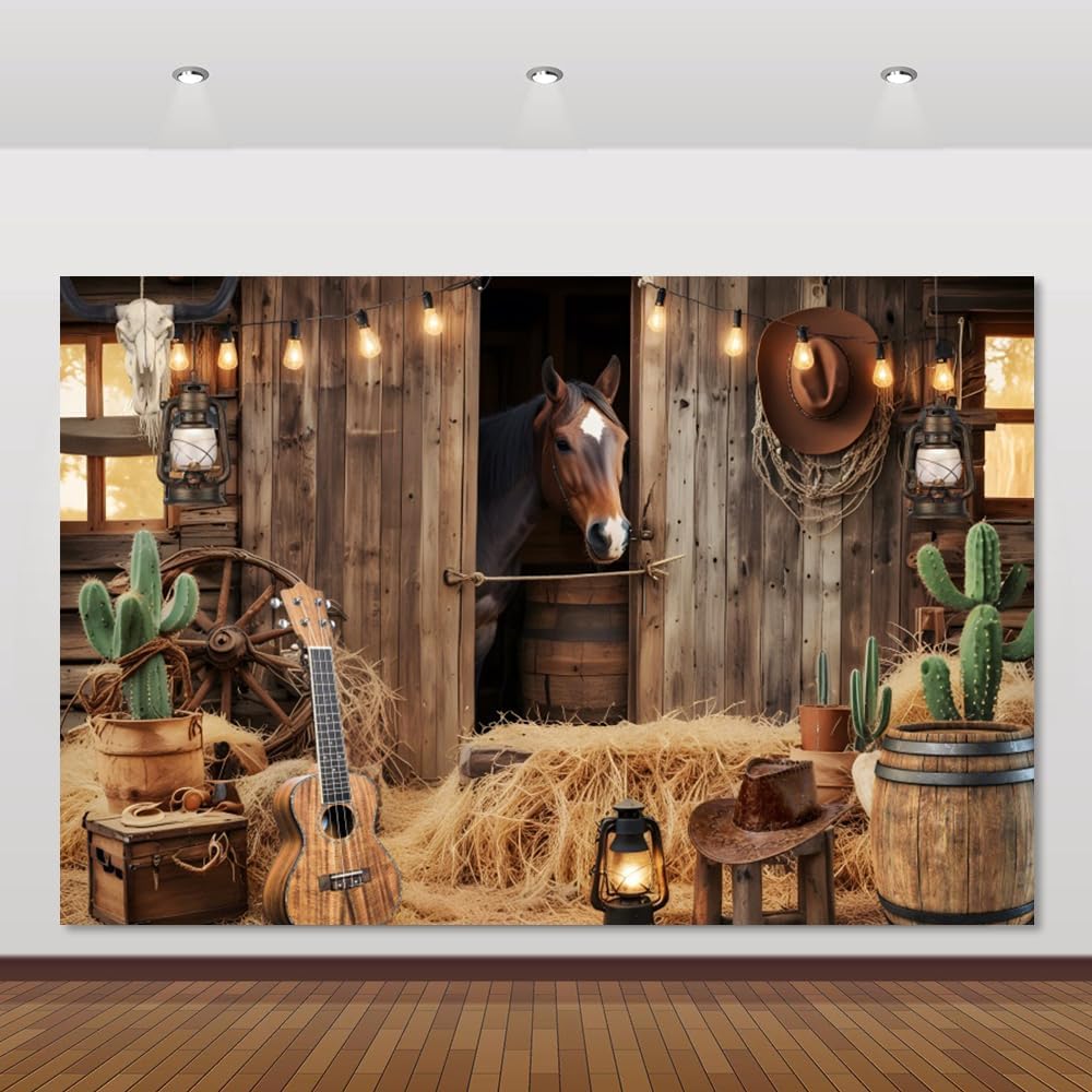 Western Cowboy Backdrop by ChloropLastid for Parties