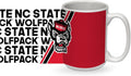 NCAA 15 oz White Ceramic Mug by Rico Industries