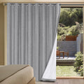 H.VERSAILTEX Linen Blackout Curtains W100 x L96 in - 100% Blackout