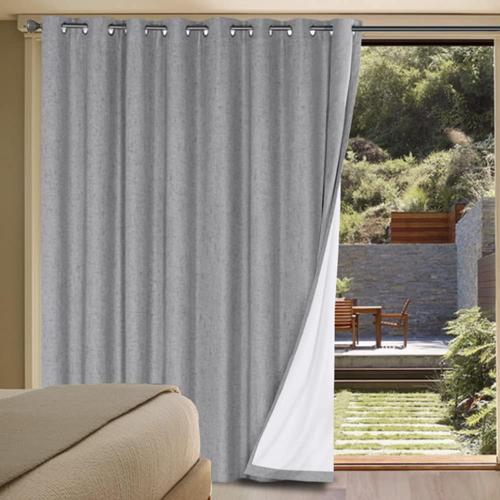 H.VERSAILTEX Linen Blackout Curtains for Stylish Home Decor