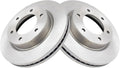 TRQ Front Brake Rotors Set Vented Compatible with 2021 Ford Bronco