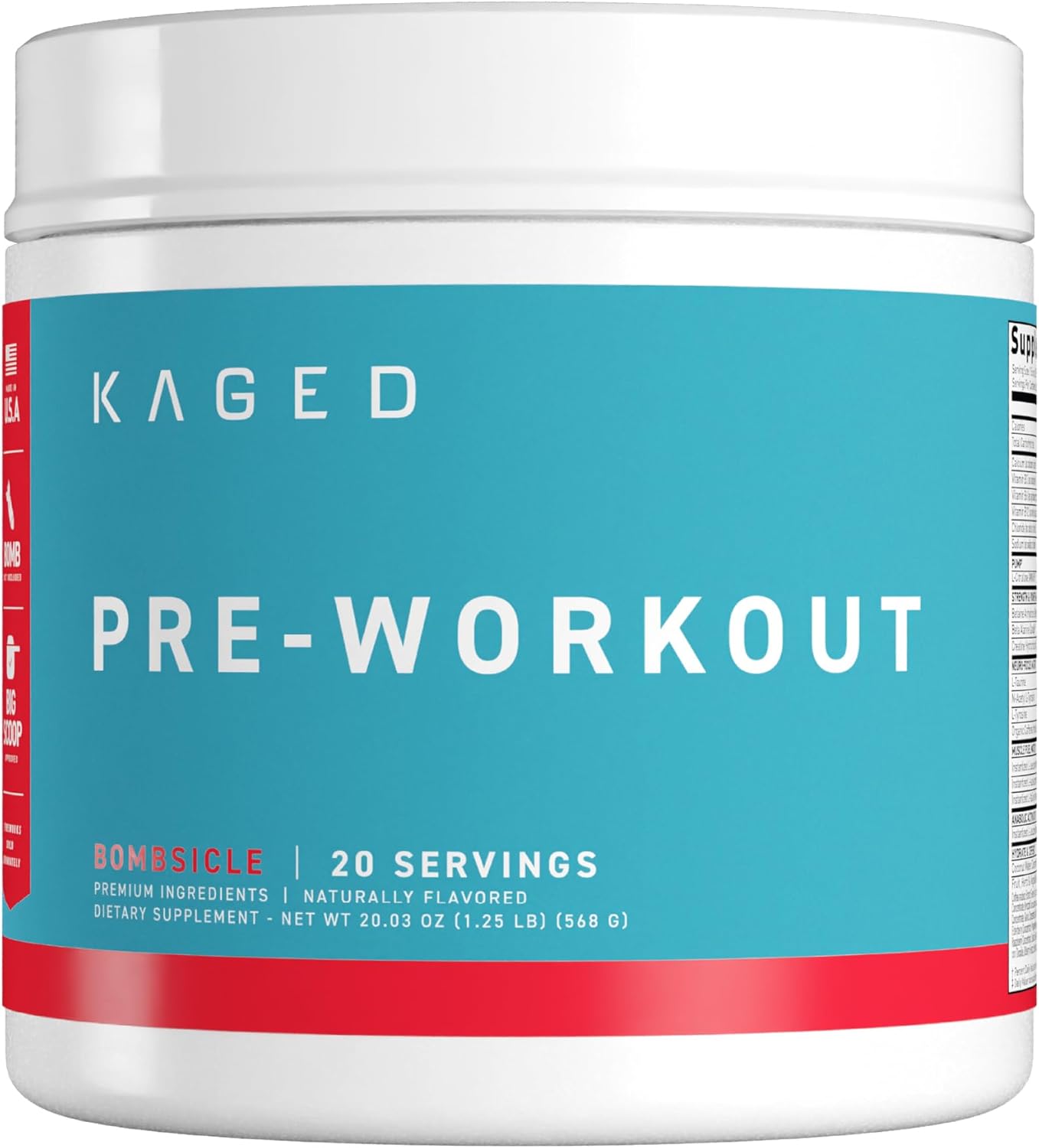 Kaged Pre-Kaged Original Pre Workout Powder for Intense Energy