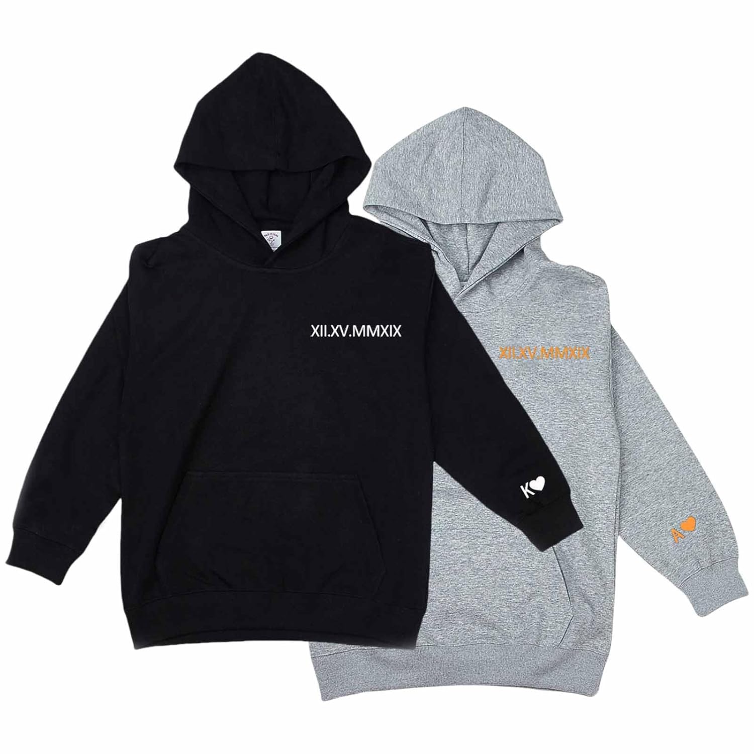 AIFLM Couple's Embroidered Date Sweatshirt