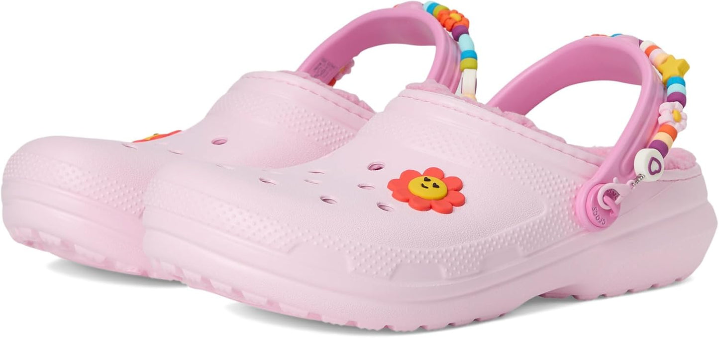 Crocs Kids' Classic Lined Clogs for Cozy Comfort and Fun