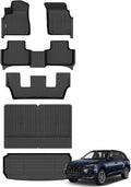 Binmotor All Weather Car Floor Mats Cargo Liner Set for Audi Q7/SQ7