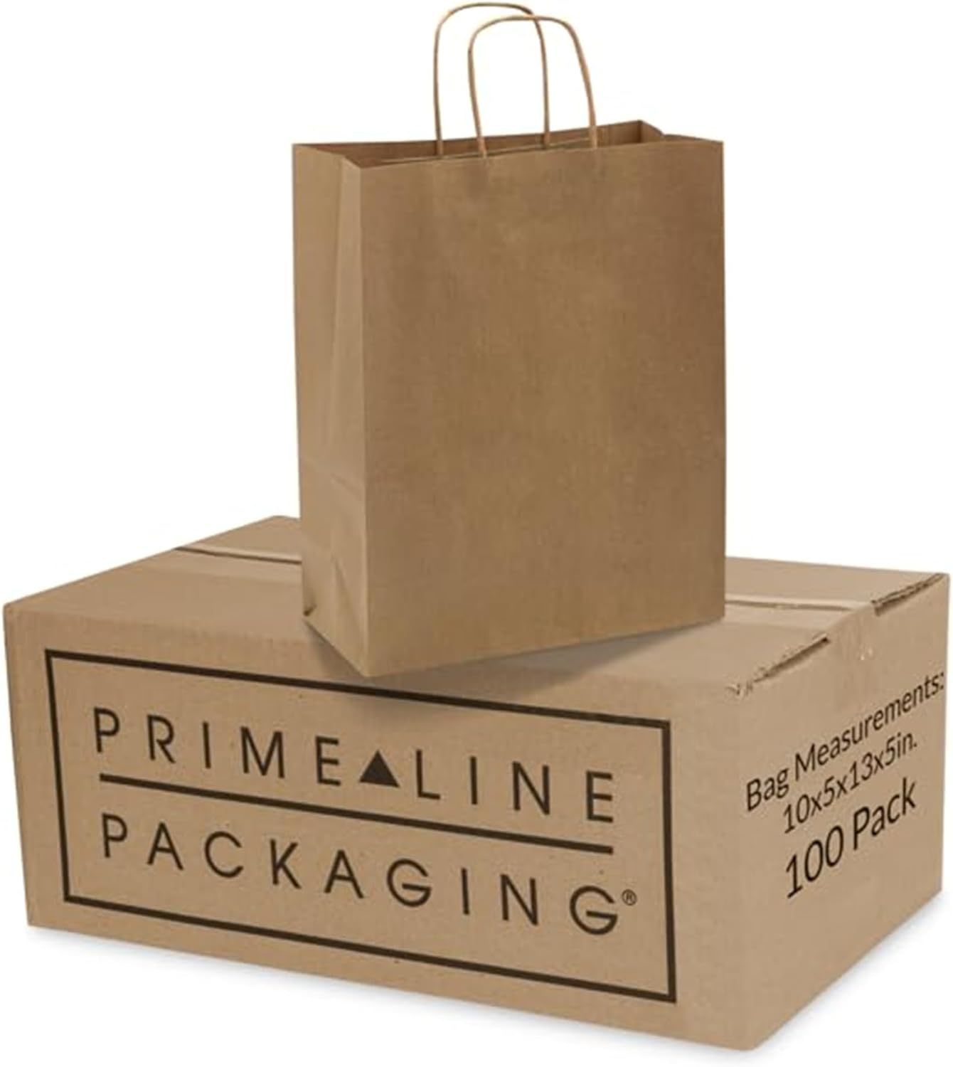 Medium Kraft Gift Bags with Handles for Retail and Events