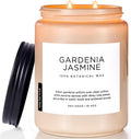 Gardenia Jasmine Scented Candle - 110 Hours Slow Burning