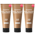 Beef Tallow Sunscreen for Face and Body - Natural, Non Greasy 3 Pack