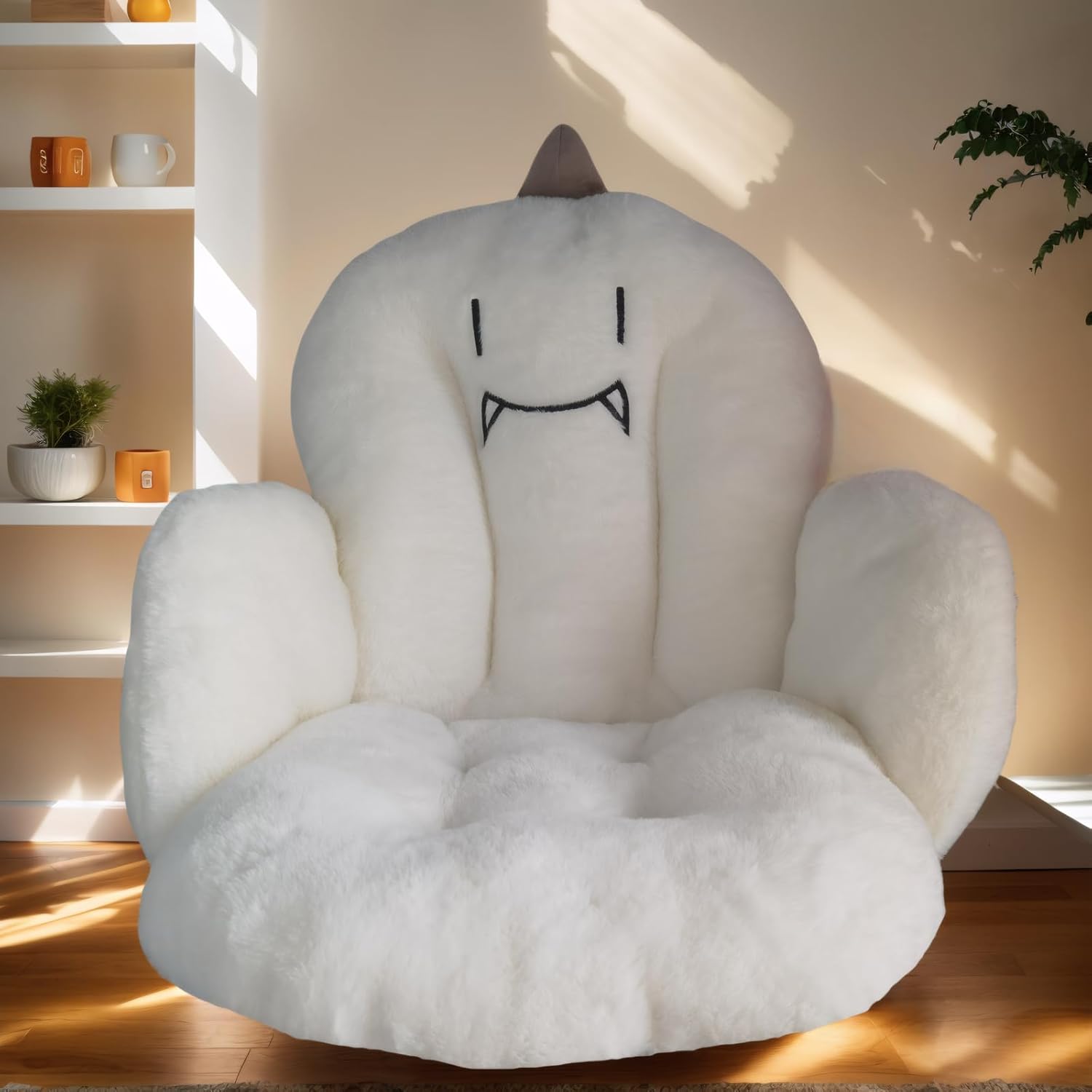 Comfy Office Chair Cushion for Gaming and Home Use, Beige