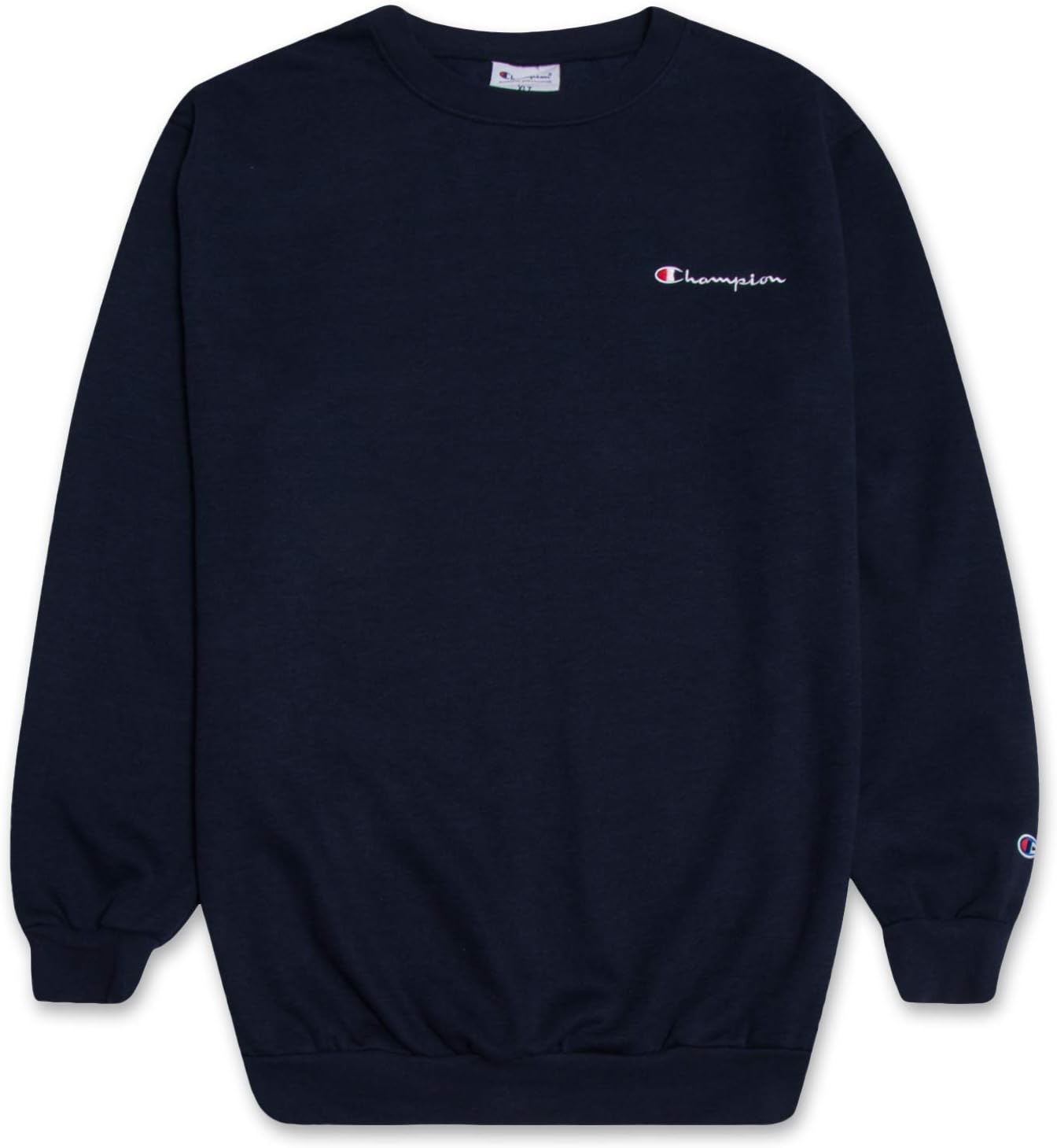 Champion Crewneck Sweatshirt for Big and Tall Men - Fleece Style