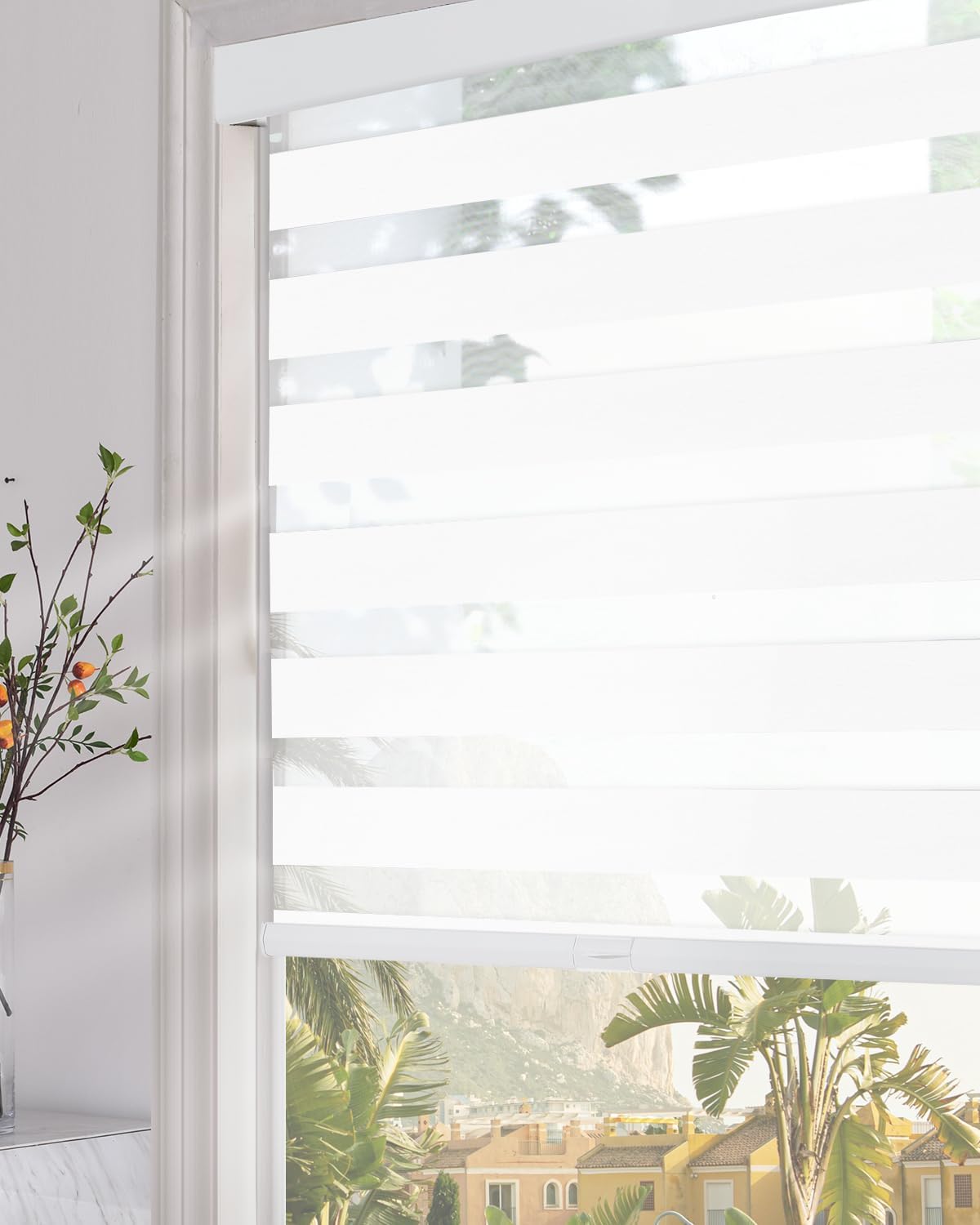 Persilux Blackout Zebra Blinds for Windows - Cordless Shades