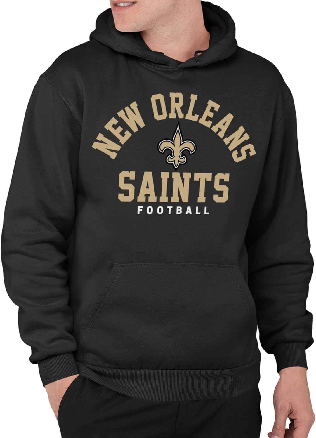 New Orleans Saints Unisex Adult Pullover Hoodie - NFL Apparel