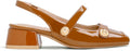 Slingback Mary Jane Heels for Women - Low Block Heel Classic adorose