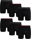 Mens Boxer Briefs 6 Pack Platinum Performance - 6in Inseam Comfort