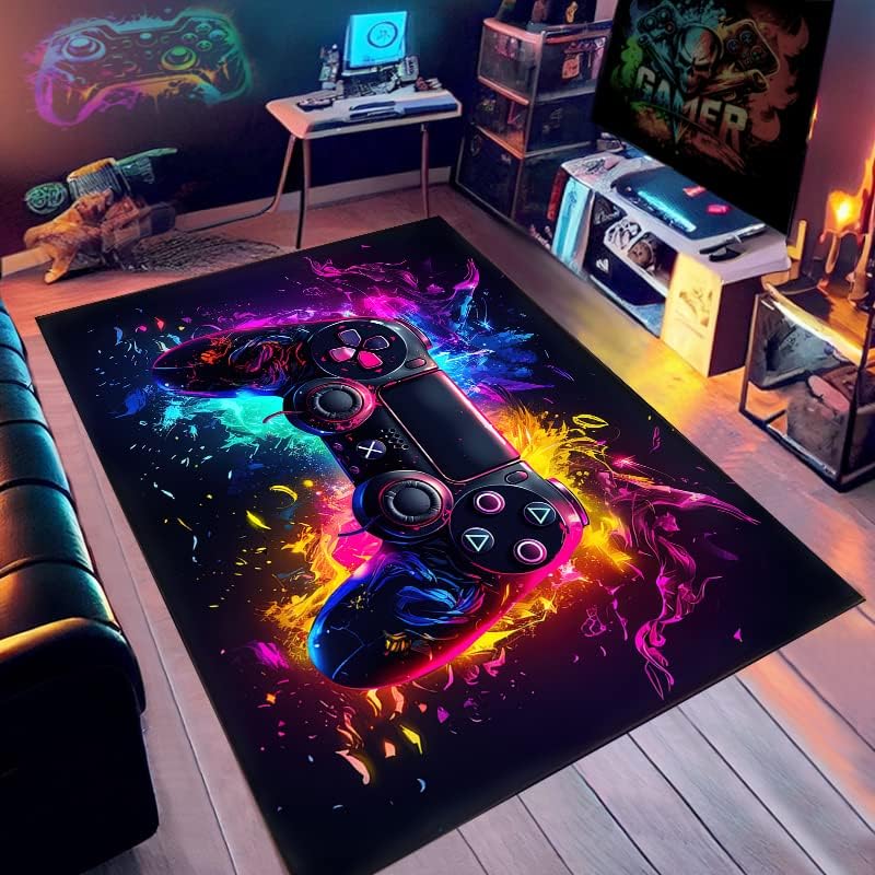 NEBOTON Gamer Rug - Ultimate Game Room Decor