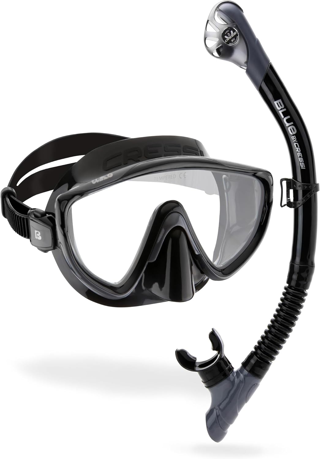 CRESSI Wide View Snorkel Set - Comfort & Quality