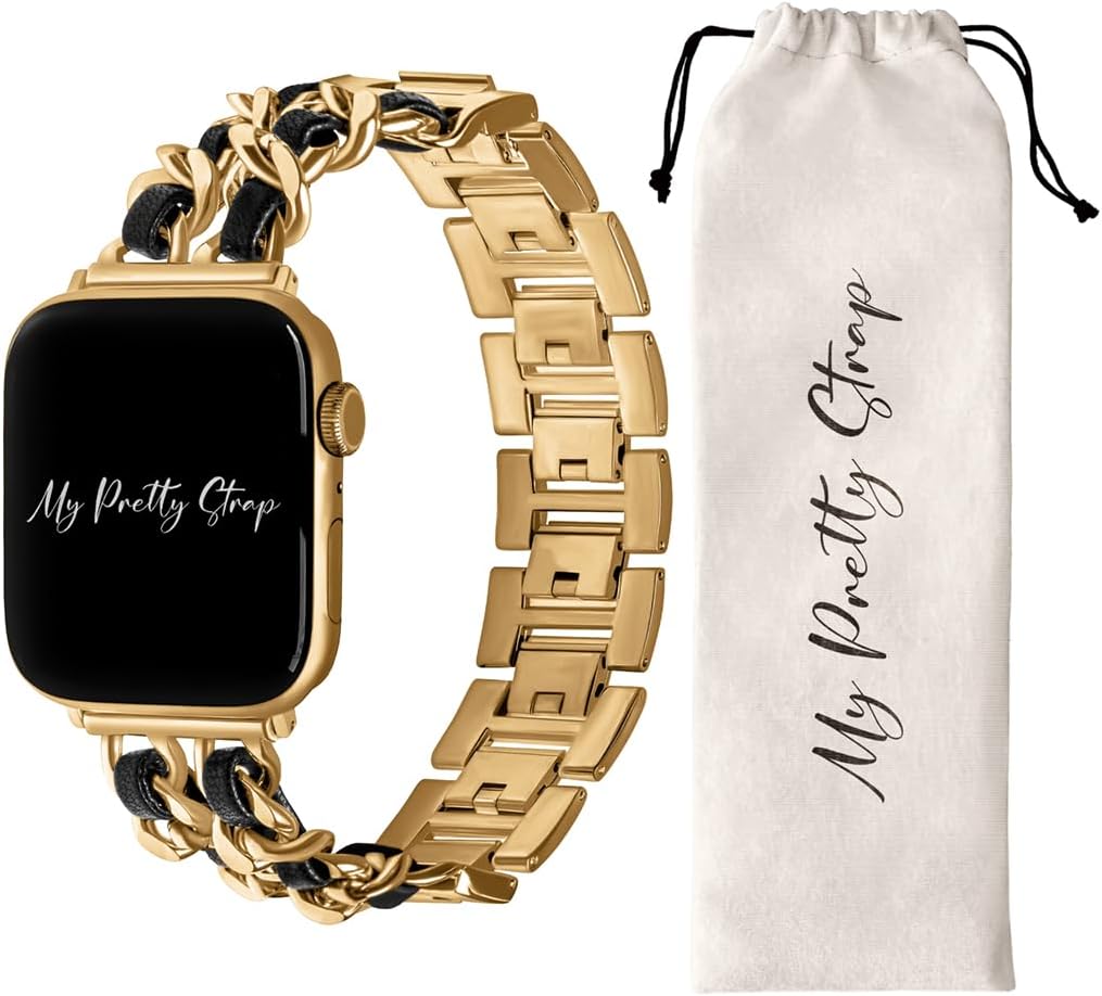 Premium Stainless Steel Apple Watch Band for Women - Adjustable