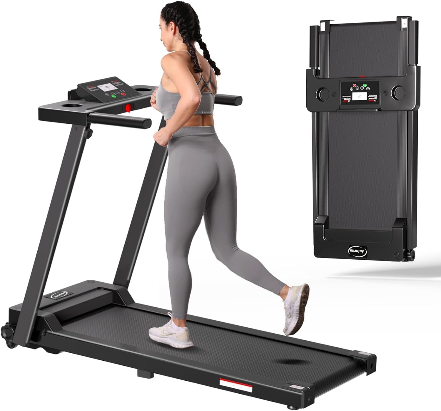 Juturna Treadmills for Home - Portable Foldable Walking Pad